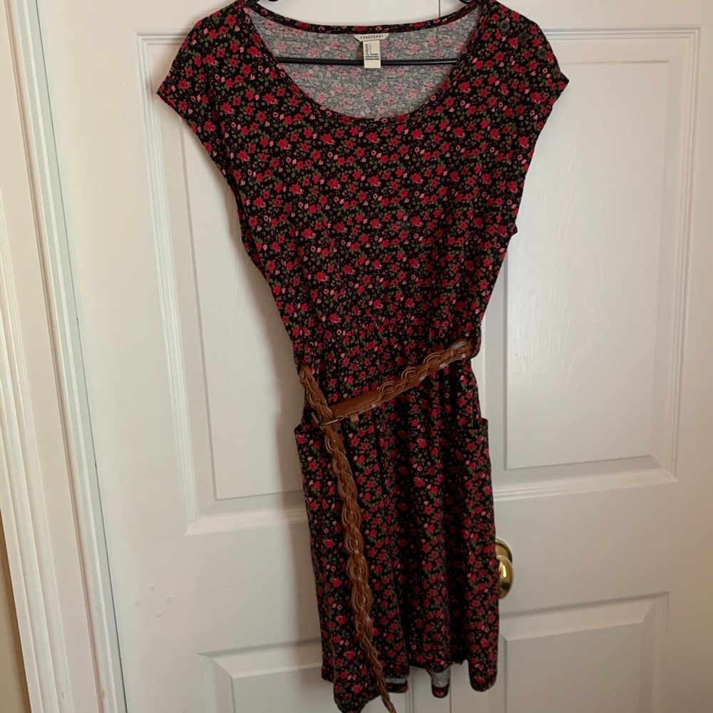 ☆ forever 21 floral dress size L ☆